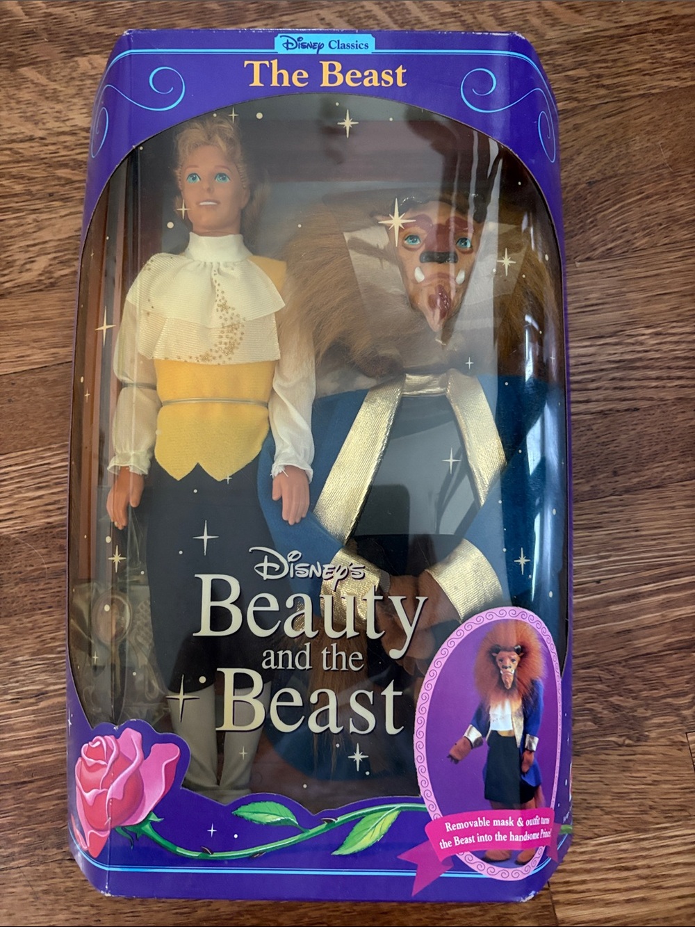 Disney Beauty and the Beast Prince & Beast Doll Set - Purple Box